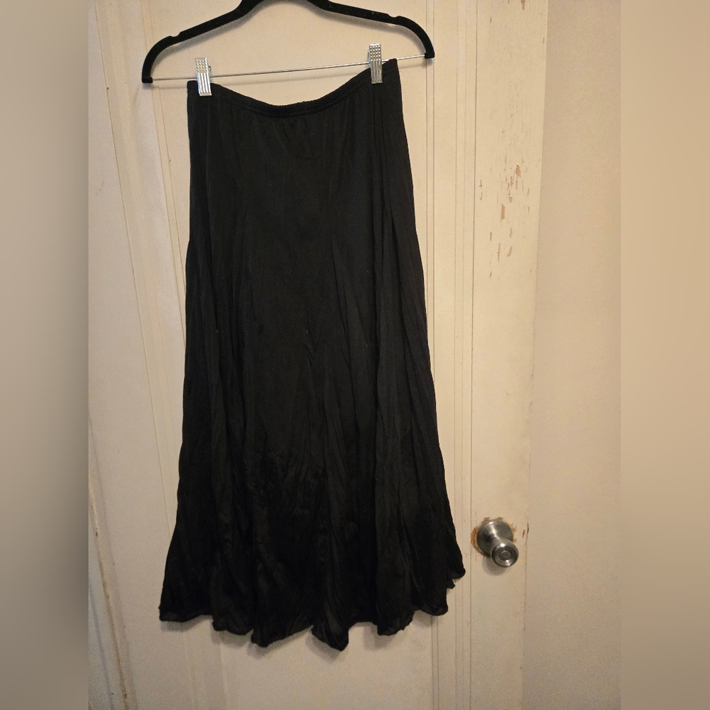 Black maxi skirt